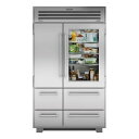 サブゼロ 冷蔵庫 自動製氷機 ビルトイン 860L ステンレス 幅122cm Sub-Zero Built-In 48 Inch Counter Depth Smart Refrigerator with 30.4 Cu. Ft. Air Purification System, Advanced Temperature Control, Automatic Ice Maker PRO4850G/ PRO4850 家電