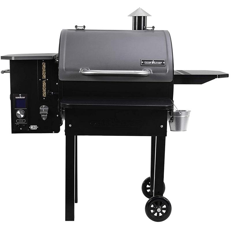 ペレットグリル 燻製機 デジタル スモーカー PID Camp Chef PG24MZG SmokePro Slide Smoker with Fold Down Front Shelf Wood Pellet Grill, Pack of 1, Black 家電【代引不可】