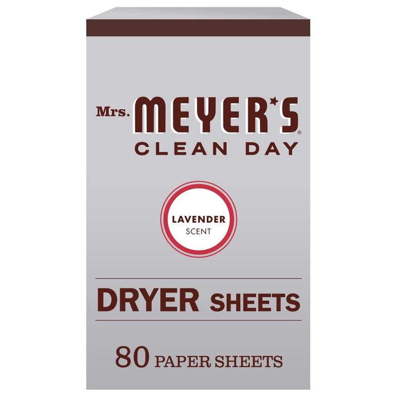 ミセスマイヤーズ ドライヤーシート 80枚 柔軟剤 Mrs. Meyer 039 s Clean Day Dryer Sheets, Softens Fabric, Reduces Static, Cruelty Free Formula, 80 Count