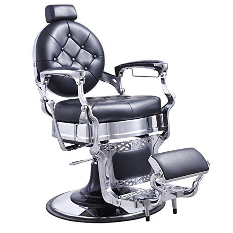 バーバーチェア 理容椅子 リクライニング 床屋 美容室 油圧 イス レトロ Heavy Duty Barber Chair Men's Grooming Barbershop Hydraulic Chair - Vanquish