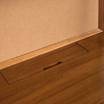 デスク 机 木製 USB 電源タップ 引き出し スライドドア キャビネット west elm x pbk Mid Century Smart Wall Desk
