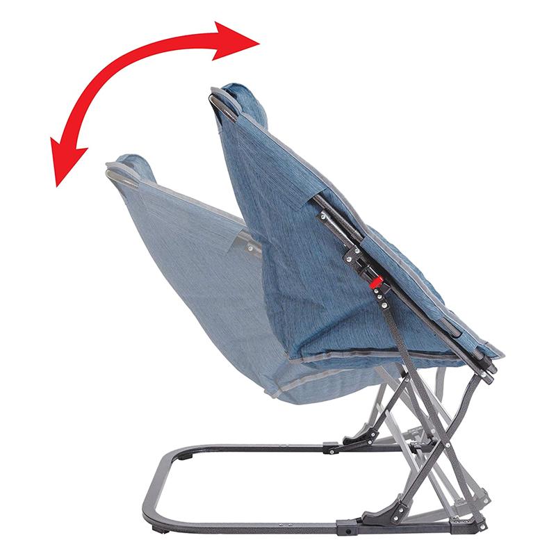 折りたたみ ロッキングチェア 椅子 アウトドア キャンプ Mac Sports RF904DR-100 Diamond Rocker Chair, Steel Blue alphaespace-usa-10019651 アルファエスパス米国楽天市場店 サンプル画像2
