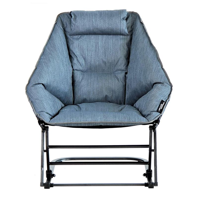 折りたたみ ロッキングチェア 椅子 アウトドア キャンプ Mac Sports RF904DR-100 Diamond Rocker Chair, Steel Blue alphaespace-usa-10019651 アルファエスパス米国楽天市場店 サンプル画像3