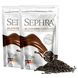 セフラ ベルギー ダーク セミスウィートチョコレート チョコレートファウンテンに最適 Sephra Belgian Dark Semi Sweet Chocolate box