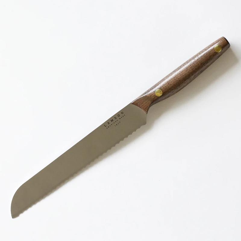 パン切り包丁 カーボン ナイフ 20cm ウォルナット アメリカ製 LAMSON 8" Vintage Bread Knife