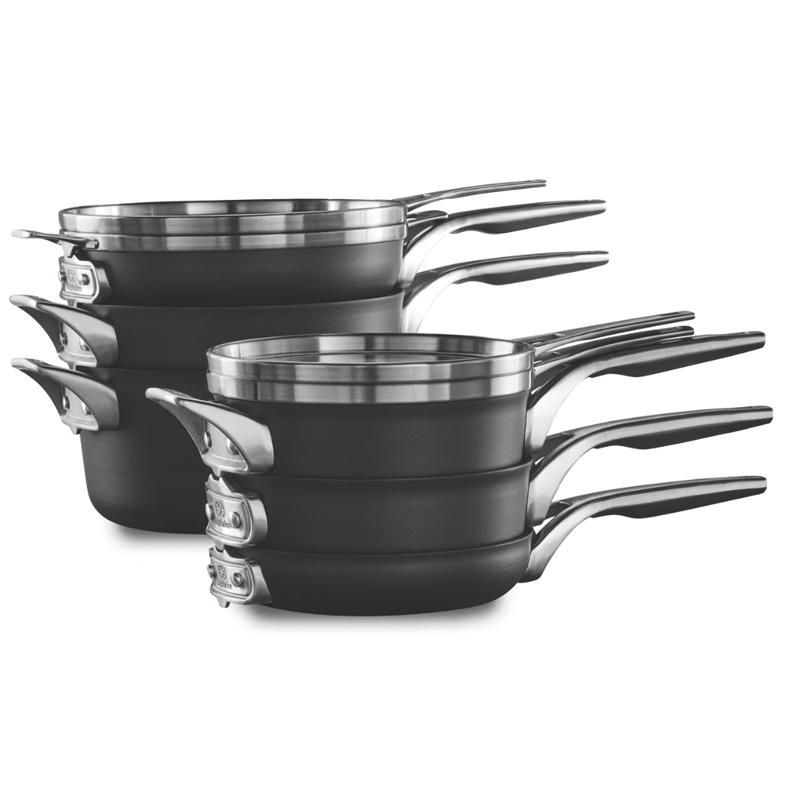 tCp  10_Zbg Jt@ v~A n[hA}Cg Xy[XZ[u Calphalon Premier Space-Saving Hard-Anodized Nonstick Cookware, 10-Piece Set