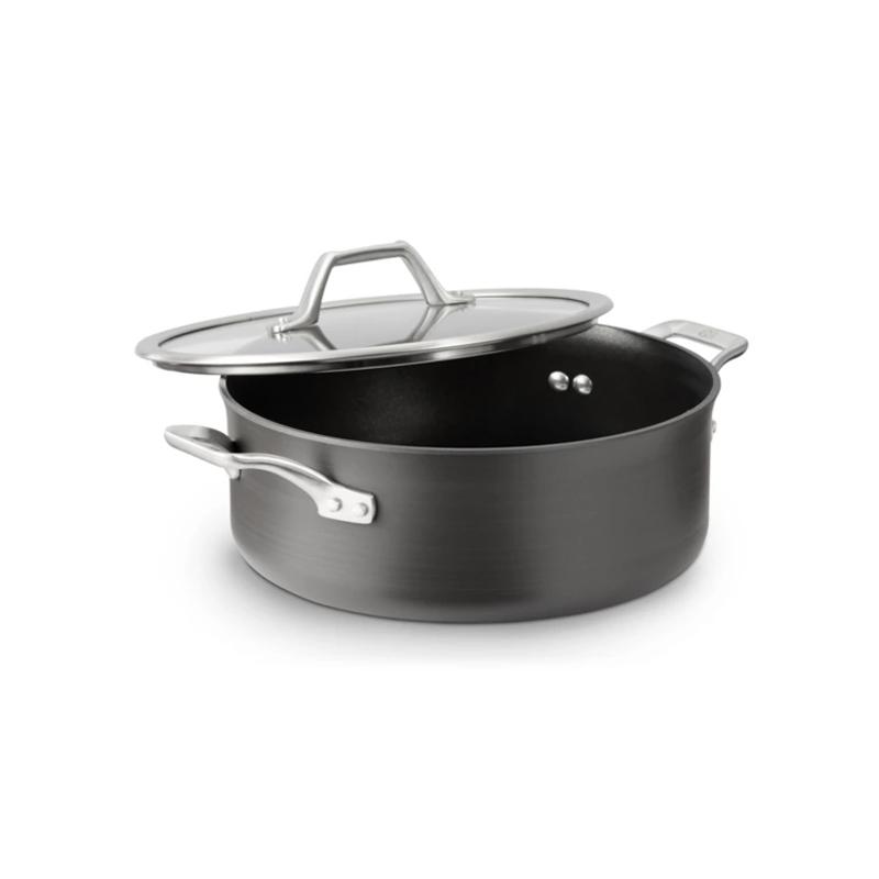  4.7L _b`I[u t^t Jt@ VOl`[ PFOAt[ mXeBbN n[hA}Cg Calphalon Signature Hard-Anodized Nonstick 5-Quart Dutch Oven with Cover