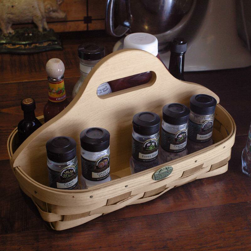 キッチンバスケット スパイス キャディー アメリカ製 KITCHEN BASKET Peterboro Spice & Condiment Caddy