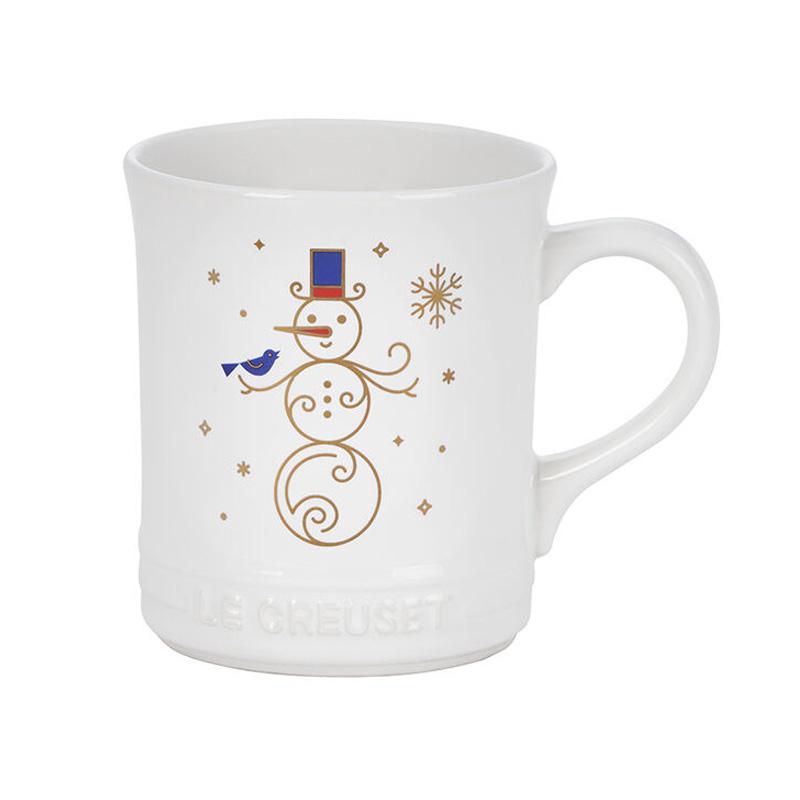 EN[[ }OJbv 414ml mGERNV Xm[} le creuset Noel Collection Snowman Mug