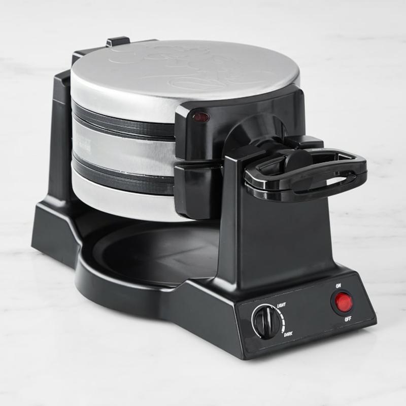 家庭用 ミッキーマウス ワッフルメーカー フリップ式 ダブル ウイリアムズ・ソノマ限定 Williams-Sonoma Mickey Mouse Double Flip Waffle Maker MIC-63 家電 3