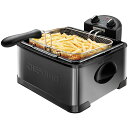 シェフマン フライヤー 4.5L 大容量 Chefman Deep Fryer with Basket Strainer, 4.5 Liter XL Jumbo Size Adjustable Temperature Timer, Removable Oil Container B08DDHS528 家電