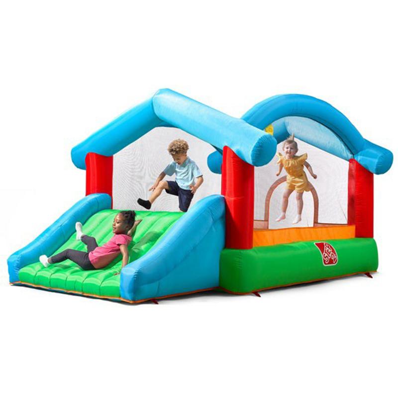 ふわふわ エアー 遊具 音が鳴る 滑り台 Step2 Sounds ‘n Slide Inflatable Bouncer With Sound Effects