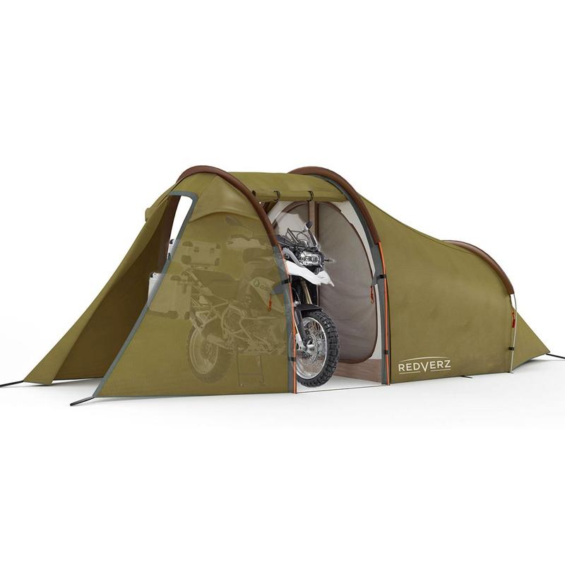 oCN u Xy[Xt eg I[goC  `3l oCJ[ c[O Redverz Atacama Expedition Motorcycle Tent Green