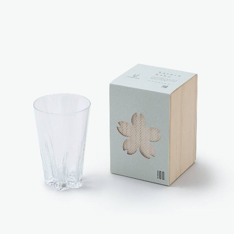 炳 ^u[ NA 100% SAKURASAKU GLASS TUMBLER