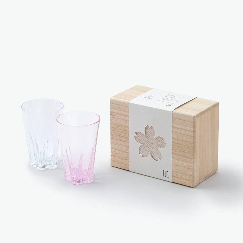 炳 ^u[ g yA 100% SAKURASAKU GLASS TUMBLER KOHAKU