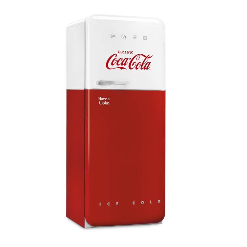 冷蔵庫 冷凍庫 スメッグ レトロ コカコーラ ビンテージ SMEG Fab 28 Coca Cola Refrigerator 家電