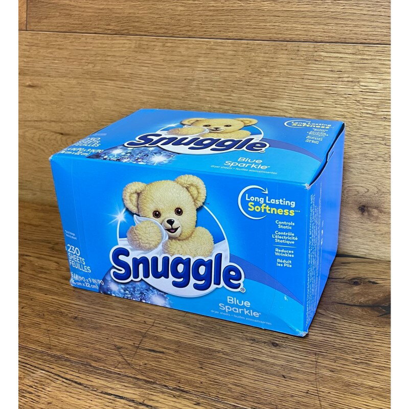 スナッグル ドライヤーシート 230枚 柔軟剤 ブルースパークル Snuggle Fabric Softener Dryer Sheets, Blue Sparkle, 230 CountVisit the Snuggle Store