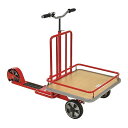 マニュアル スクーター 150kgまで レッド 赤 Grainger Manual Scooter, Red, Wheel Dia. 8