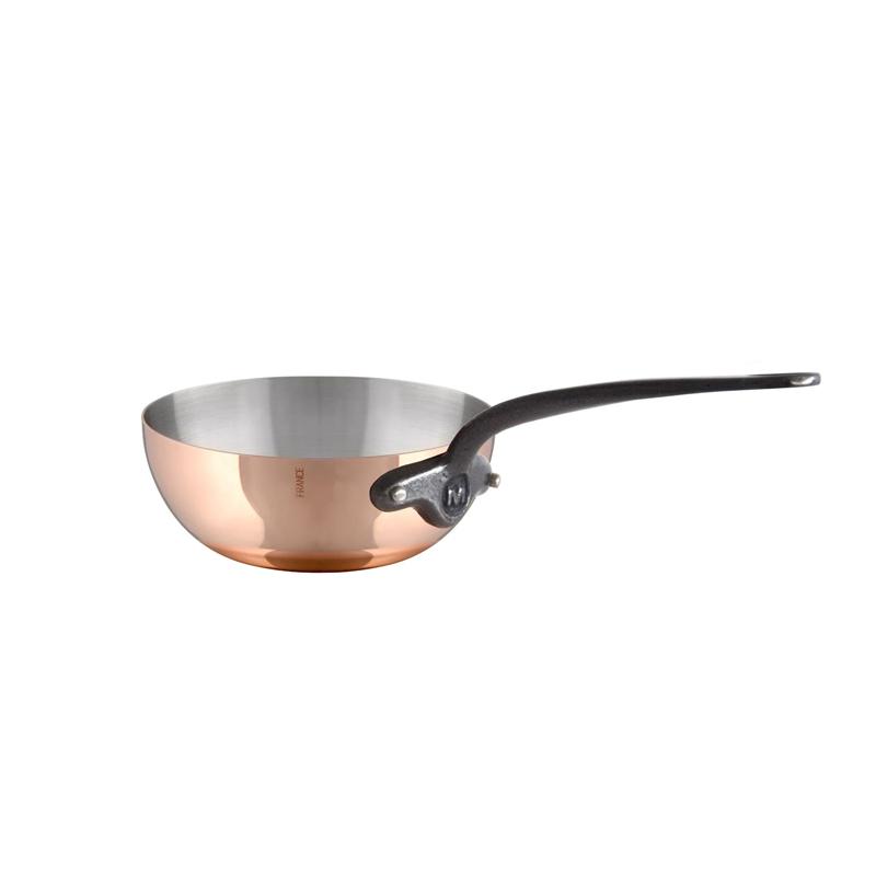 BG[ [r J[uh\e[p  XeX rG rG BG tX Mauviel 1830 M'HERITAGE M'200 CI Curved Splayed Sautepan , 7.9 In 691220