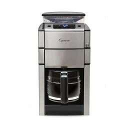 カプレッソ コーヒーメーカー 豆挽き グラインダー付 12カップ ガラスカラフェ Capresso Coffee PRO Plus Glass Combination Coffeemaker & Burr Grinder 家電