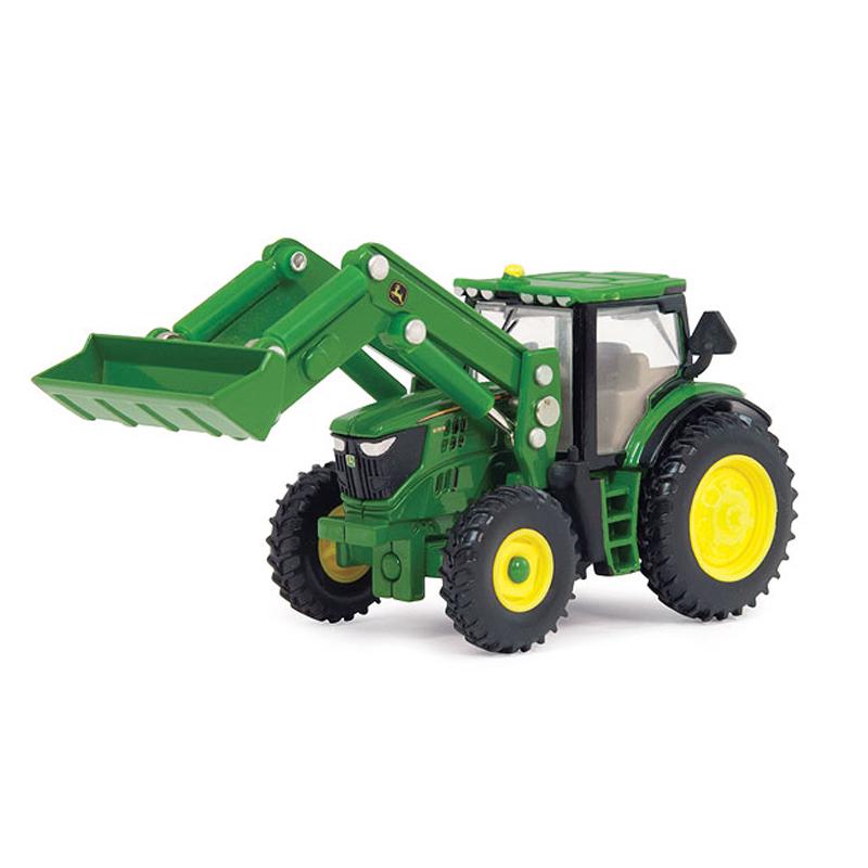 樂天商城 - ジョンディア 1/64スケール トラクター おもちゃ 車 John Deere 6210R Tractor with Loader - TBE45378