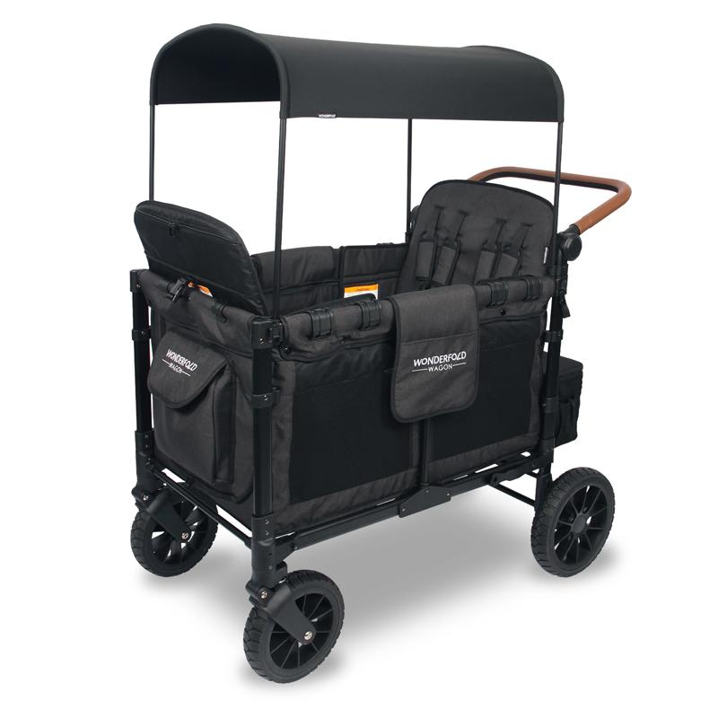 若 ٥ӡ 4 136kg ȼ곰 褱  Υԡ Wonderfold Wagon W4 Luxe Quad Stroller Wagon (4 Seater) Բġ