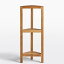 ʡ Ϥ    ê 3 ̵ Х롼  REJUVENATION TEAK 3-TIER CORNER SHELF C104851