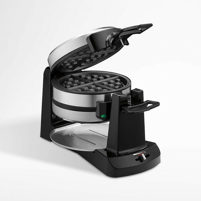 家庭用 クイジナート フリップ式 ダブルワッフルメーカー 両面 2枚焼 Cuisinart Double Belgian Waffle Maker WAF-F40 家電