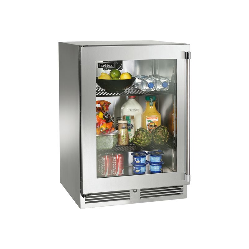 冷蔵庫 業務品質 屋外可 147L アウトドアモデル ビバレッジクーラー ビルトイン アンダーカウンター 144缶 ステンレス Perlick 24