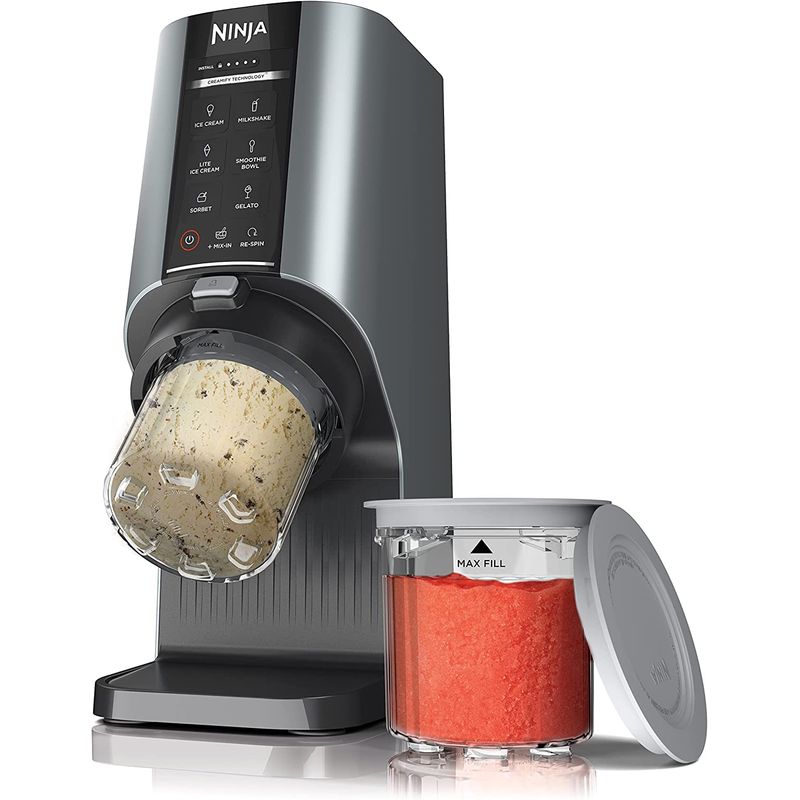 ニンジャ アイスクリームメーカー ジェラート シェイク Ninja CREAMi Breeze 7-in-1 Ice Cream Maker NC201 家電