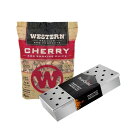 燻製用 ウッドチップ スモークチップ チェリー ステンレススモーカーボックスセット Western Perfect BBQ Smoking Wood Chips Cherry with ProGrilla Smoker Box