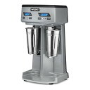 ドリンクミキサー 業務品質 ダブル 3スピード パルス タイマー付 ステンレスカップ ミルクセーキ ワーリング Waring Commercial WDM240...