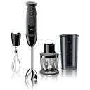 ブラウン マルチクイック ハンドブレンダーBraun MQ5025 Hand Blender Multiquick Vario, Black 家電