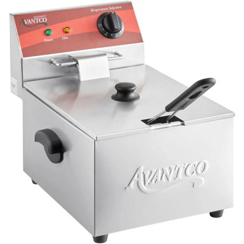 カウンタートップ フライヤー Avantco F100 10 lb. Electric Countertop Fryer 家電