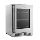 Newage 冷蔵庫 145L ビルトイン可 アンダーカウンター 幅59cm 屋内・屋外対応 ステンレス LEDライト24” Under-Counter Fri...