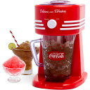 コカ・コーラ フローズンドリンクメーカー かき氷 スラッシュ マルガリータ ノスタルジア レトロ Nostalgia Coca-Cola Frozen Drink Maker and Margarita Machine for Home CKFBS40CR 家電
