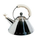 アレッシィマイケルグレイブス バードケトル アイボリー 9093WI Alessi Michael Graves Kettle with Small Bird Shaped Whistle, White 1