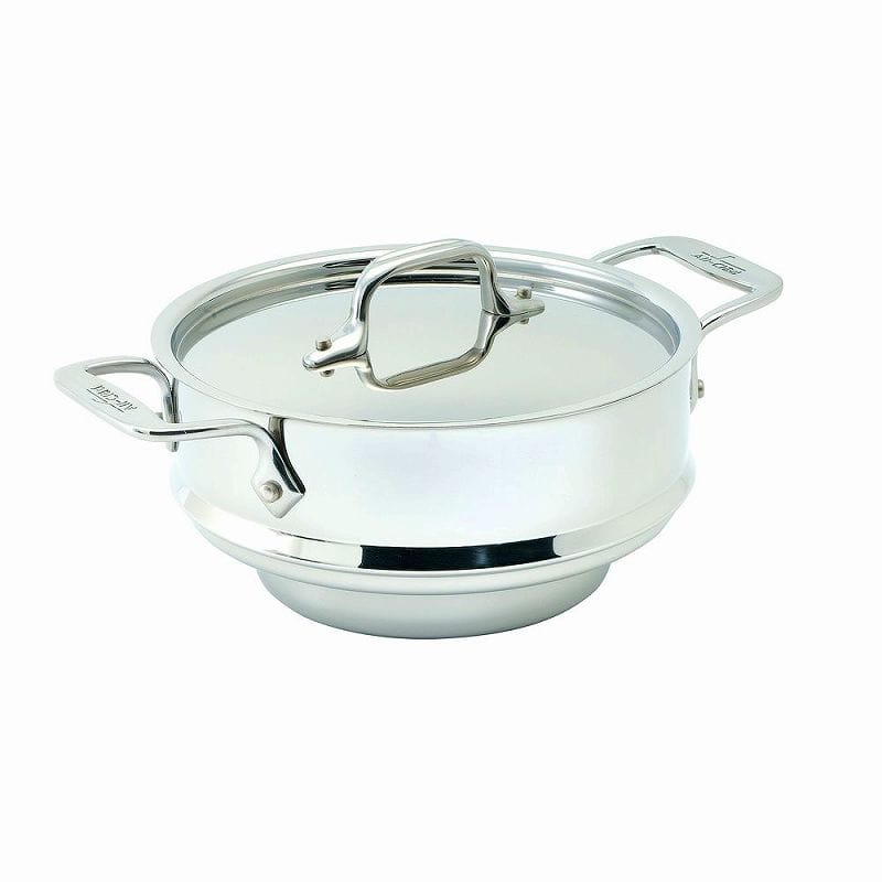 樂天商城 - オールクラッド ステンレス製 蓋付スチーマー インサート All-Clad Stainless All-Purpose Steamer with Lid 59915