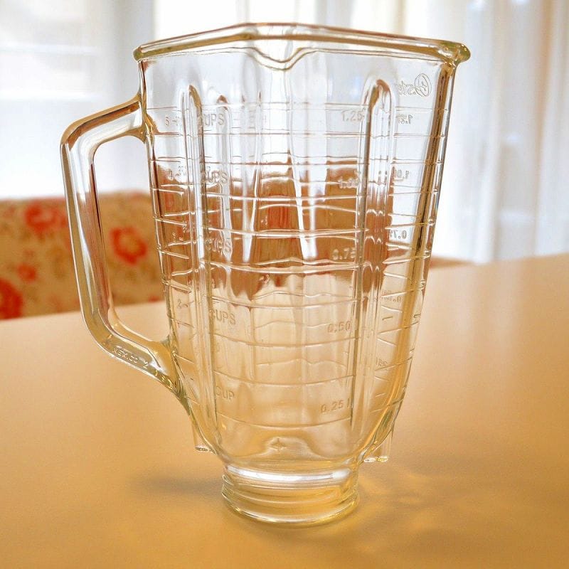 オスター ブレンダー用 スクエア型 ガラスジャー オスタライザー ミキサー パーツ 部品 5 cup glass square top blender jar, fits Oster Osterizer