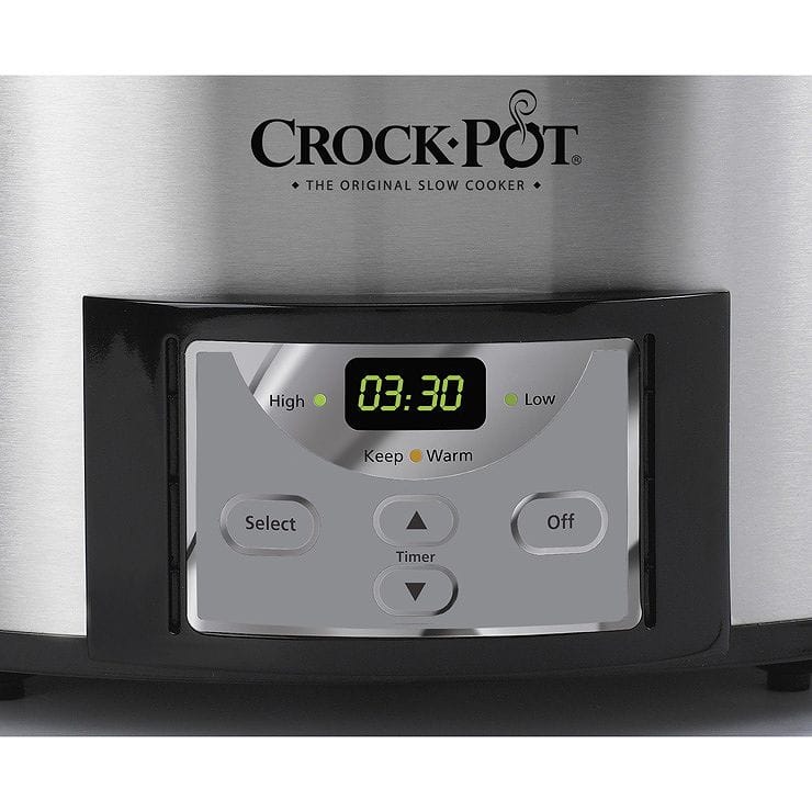 ���������å��� �����å��ݥå� 5.6L ���å�������꡼ �����Х� ���ƥ�쥹�� Crock-Pot SCCPVL610-S 6-Quart Programmable Cook & Carry Oval Slow Cooker, Stainless Steel ����