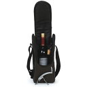 ワイントートバック シングルボトル(ブラック) Picnic Plus Insulated Wine Tote Black