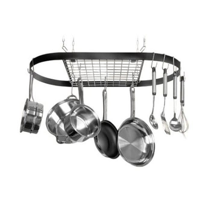 |bgbN u | ݂邵 |[ nMOtbN Innova Classicor Wrought-Iron Oval Pot Rack 12021