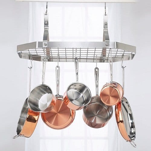 NCWi[g IN^S nMONbNEGAbN 8p` Ht Cuisinart CRC-29B Octagonal Hanging Cookware Rack | ݂邵|[ u nMOtbN