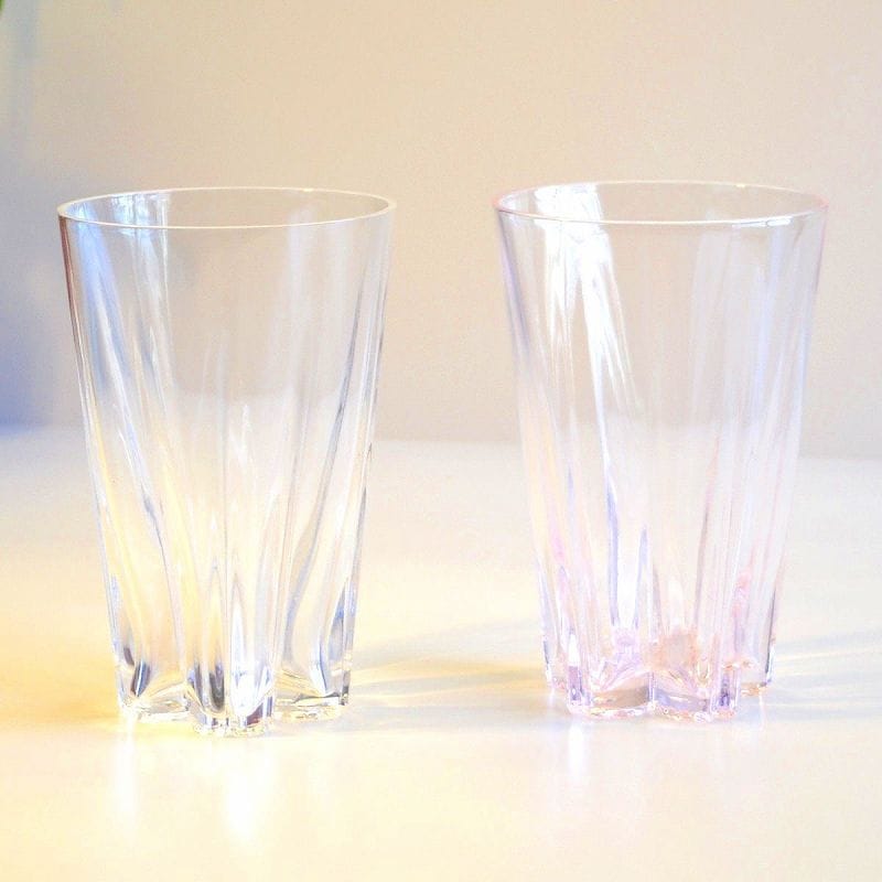 さくらさく タンブラー 紅白 ペア 100% SAKURASAKU GLASS TUMBLER KOHAKU