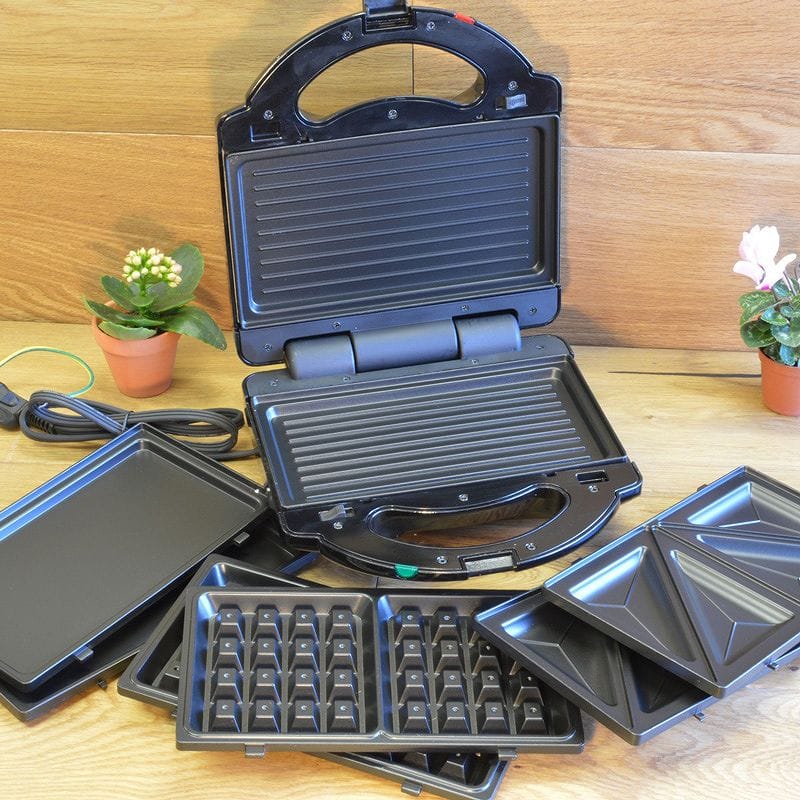トータルシェフ ワッフル サンドウィッチ グリドル グリルメーカー 1台4役 Total Chef TCG08G-CA 4IN1 Sandwich, Waffle, Grill & Griddle 家電