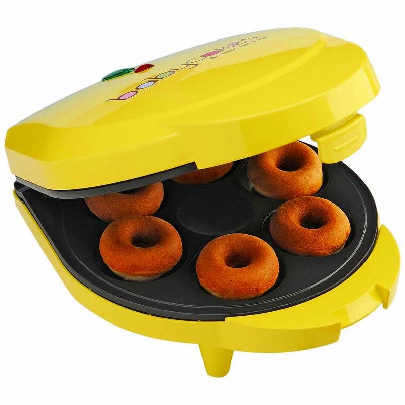 ベビーケーキ ミニドーナツメーカー 6個 Babycakes DN-6 Mini Doughnut Maker Yellow 6 Donut 子供のおやつ作りに 家電