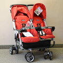 ペグペレーゴ　ベビーカー ペグペレーゴ アリア 双子 ツインベビーカー レッド Peg Perego Aria Twin Stroller IPAX04NA34DA49GT59 Geranium