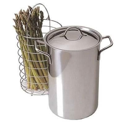 ƥ쥹 ѥ饬ڤǤ ݥå ޡХå ѥˤ Stainless Asparagus Pot wit...