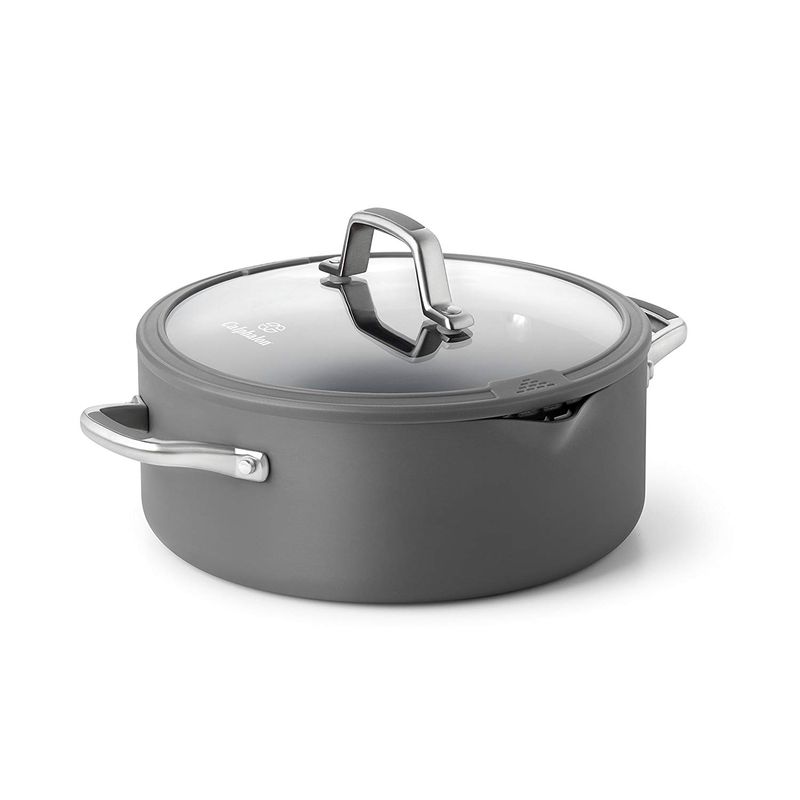 Jt@  t^t 4.7L PFOAt[ Calphalon Easy System Nonstick 5 Qt Dutch Oven 1831240