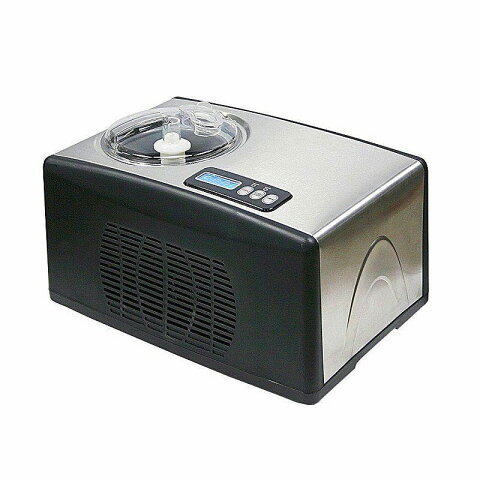 アイスクリームメーカー コンプレッサー内蔵型 1.5L ウィンター ステンレスWhynter ICM-15LS Ice Cream Maker, Stainless Steel 家電